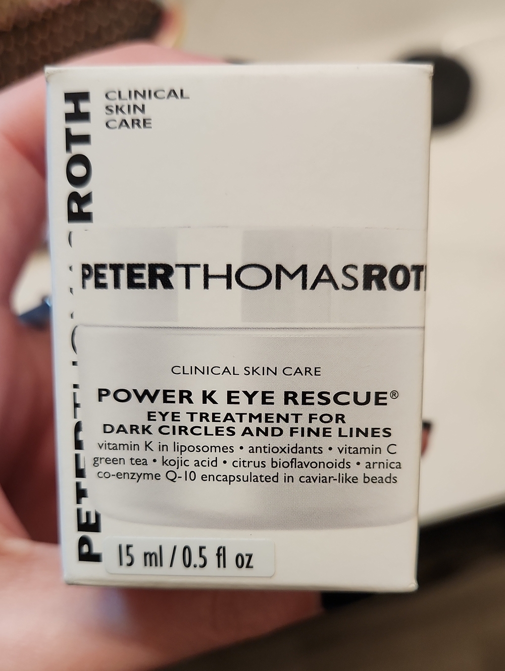 Peter Thomas Roth White Power K Eye Rescue Cream Jar Packaging